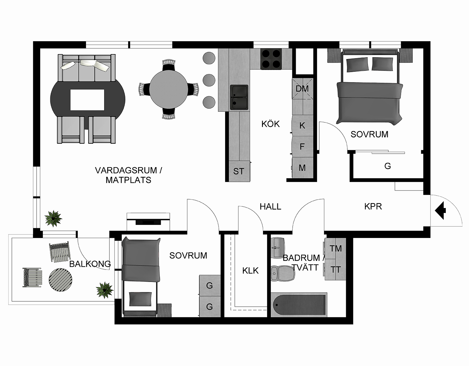 3DFloorplans - Home garden